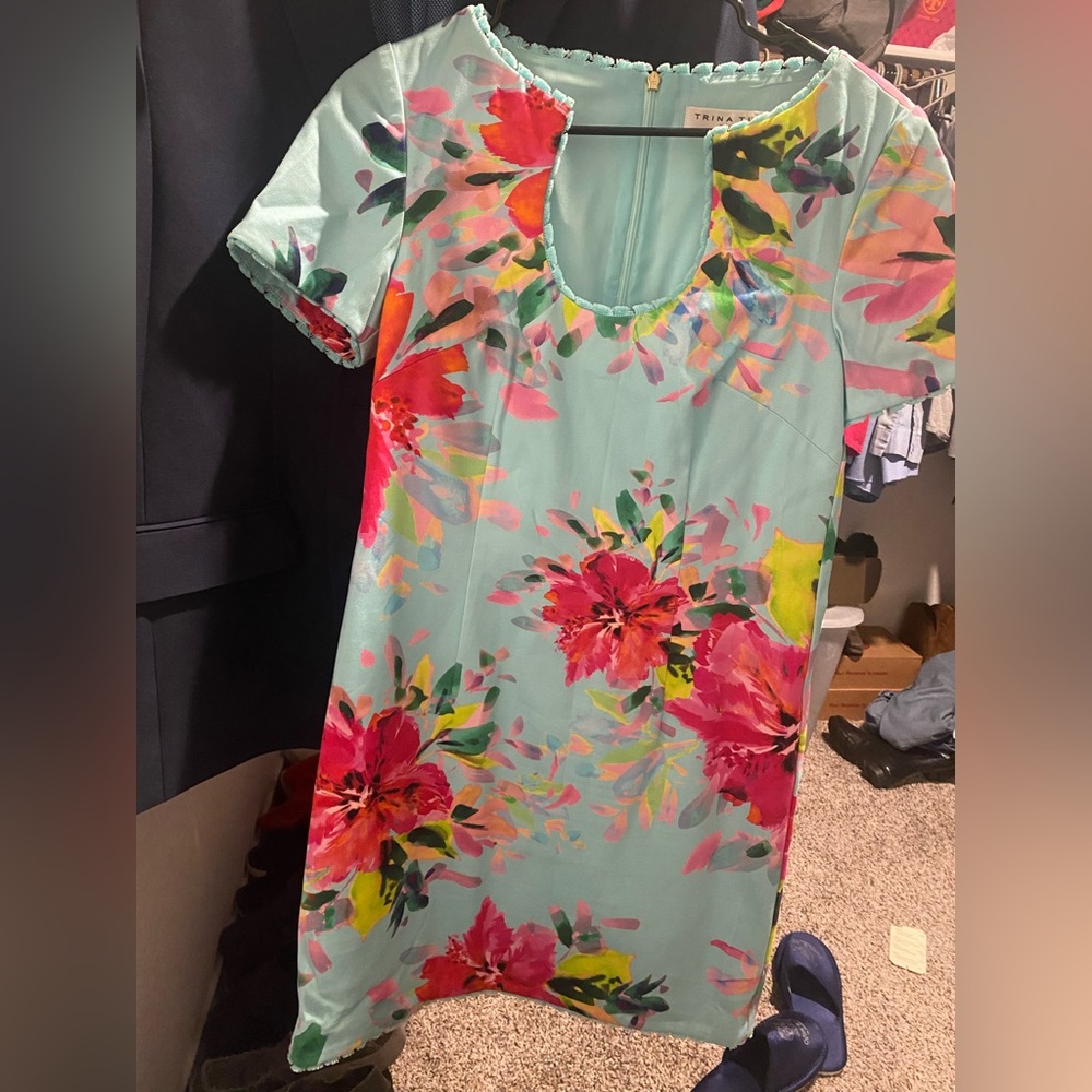 Trina turk floral dress